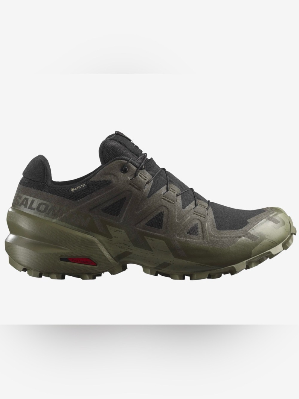 Salomon Men's Olive and Black Trail Running Shoes